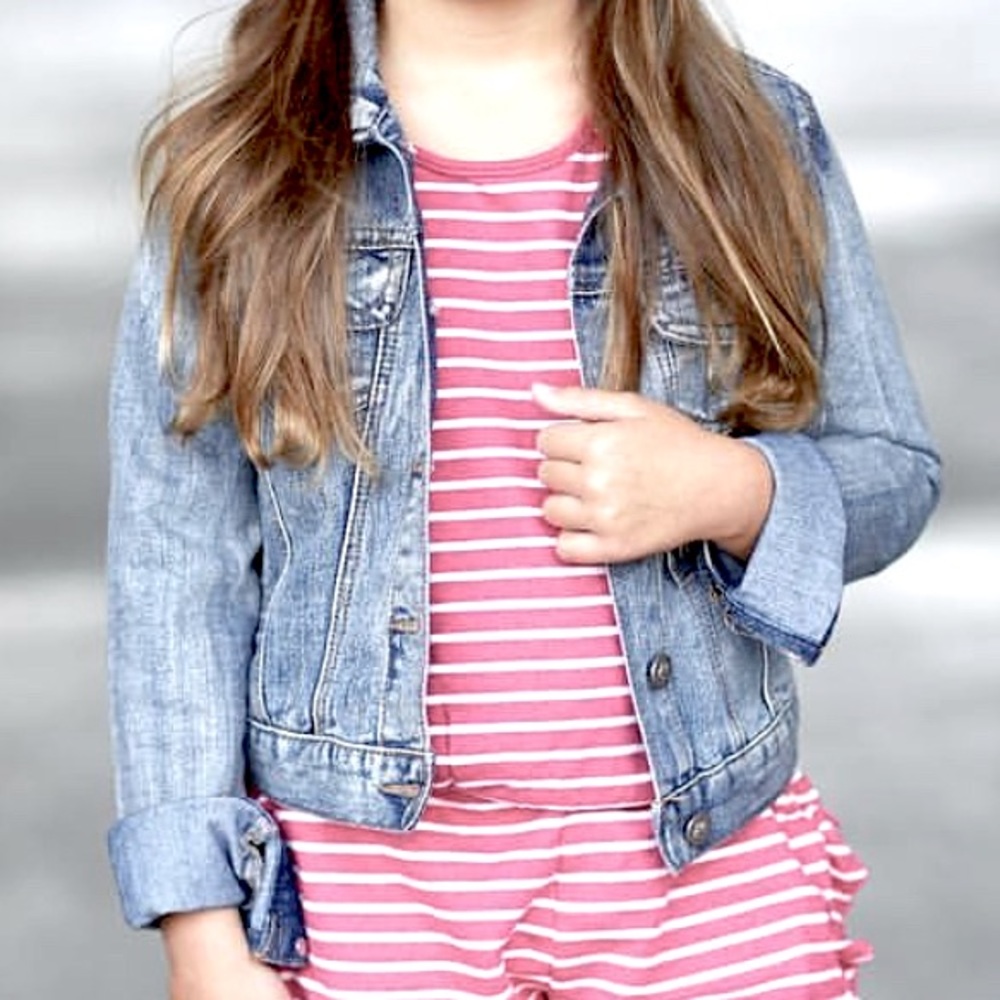 Jeans jacket kids size S 7/8 by Kidpik - excellent used condition!